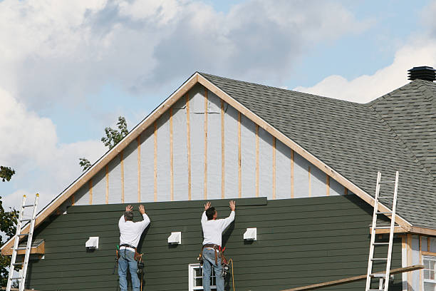 Professional Siding Contractor technician working in Hickory, NC